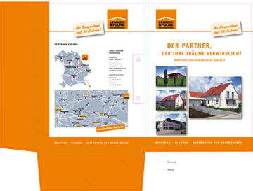Lemmer & Fuchs: Mappe "Der Partner, der Ihre Träume verwirklicht" (Stanzform)