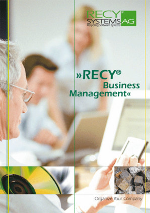 Recy Systems: Broschre "Recy Business Management"