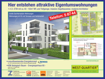 West:Quartier4: Bautafel